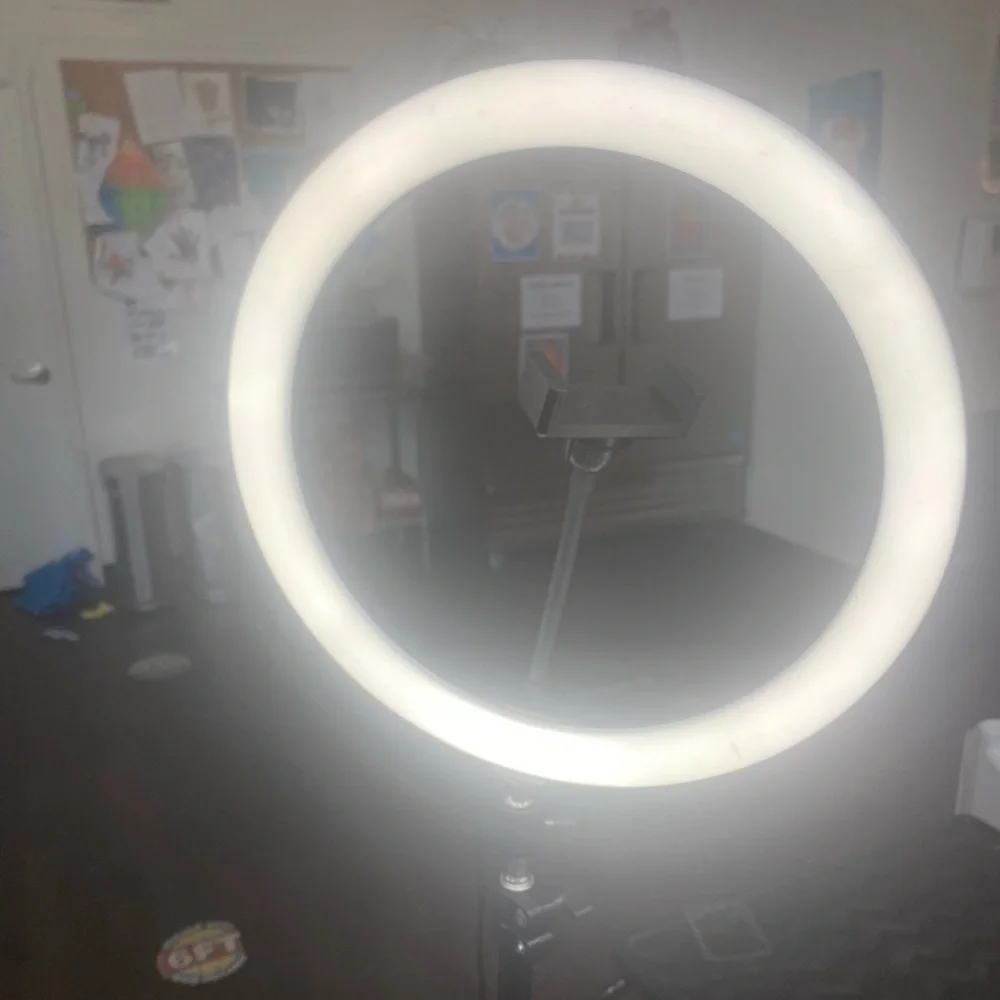 10 Foot Long Ring Light Detachable For Travel
